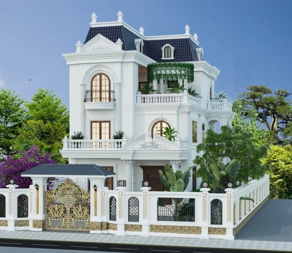 Thiết kế, thi công biệt thự - Xây Dựng Khang Thịnh - Công Ty TNHH Phát Triển Nhà Khang Thịnh